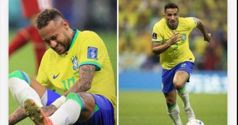 LESIONADOS, DANILO E NEYMAR IRÃO DESFALCAR A SELEÇÃO BRASILEIRA NAS PRÓXIMAS PARTIDAS