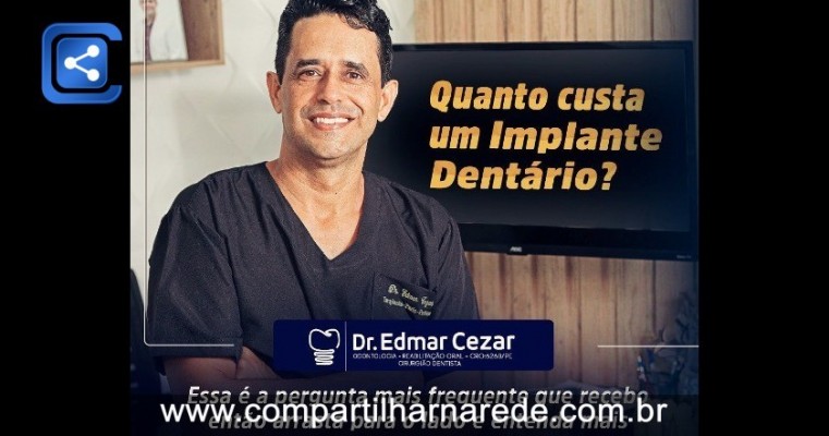 Implante Dentário boca inteira preço em Salgueiro PE Dr Edmar Cezar