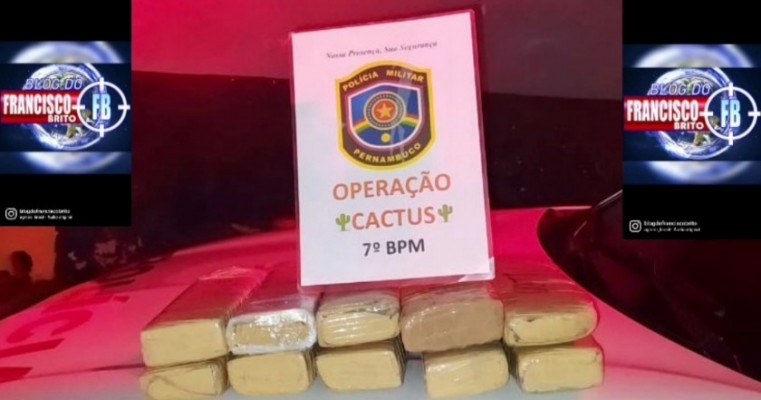 Políciais Militares prendem traficantes com 10 Kg de maconha na PE-545, em Bodocó no Sertão de PE