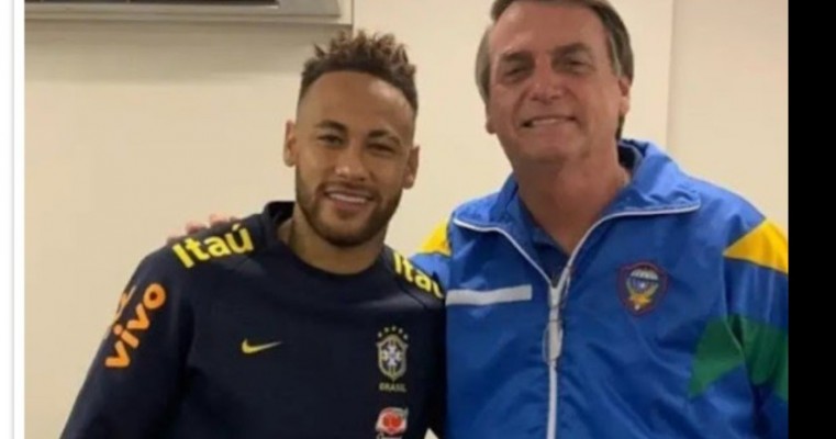 Bolsonaro quer realizar último ato da presidência ao lado de Neymar; Entenda