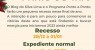 Blog do Silva Lima e Programa Ponto a Ponto estão de recesso