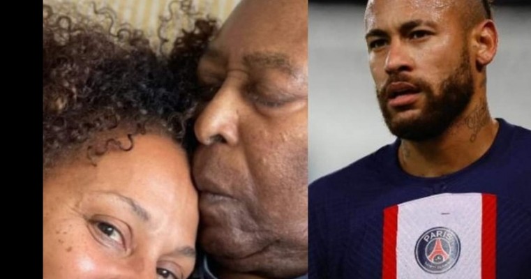 Filha de Pelé quebra o silêncio e manda recado para Neymar após jogador não ter ido ao enterro.