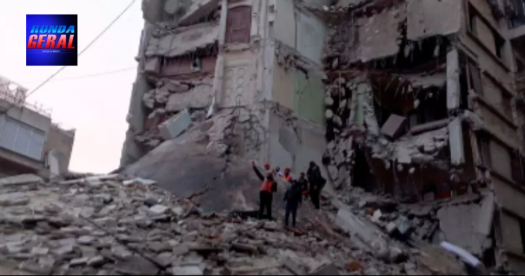 Terremotos na Turquia e na Síria nesta segunda-feira deixa mais de 1,4 mil mortos