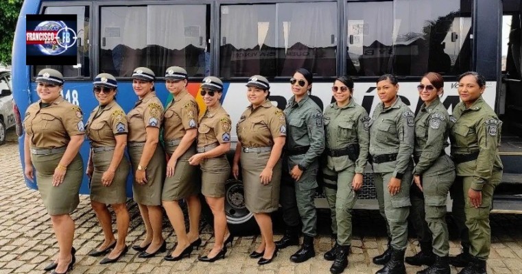 Políciais femininas do 8°BPM de Salgueiro participaram de palestra com o tema assédio sexual em Serra Talhada