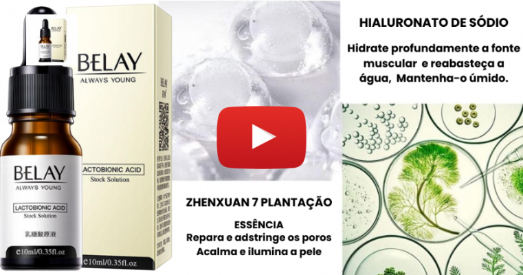 [Promoção] Belay serum Lactobônico Ácido Sérum Facial Anti-Envelhecimento Essência de Poros Instantâneo