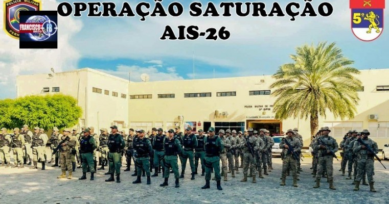 Balanço da Operação Saturação com apreensões de drogas, armas, munições e mandados de prisão em Petrolina-PE