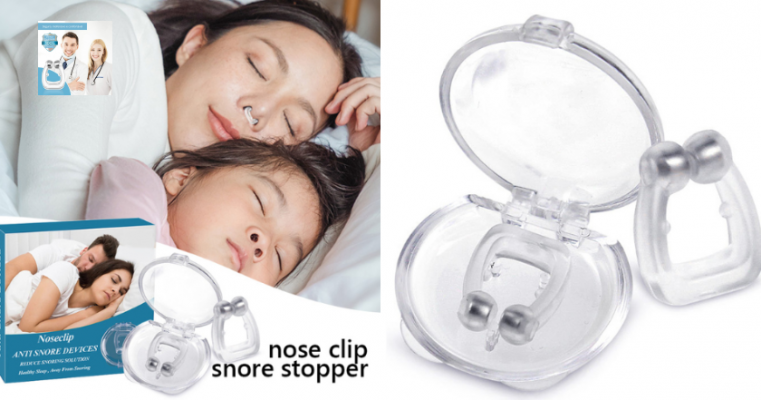 Melhore a Qualidade do Seu Sono com o Aparelho Anti Ronco Clipe Nasal Magnético - 4 pcs