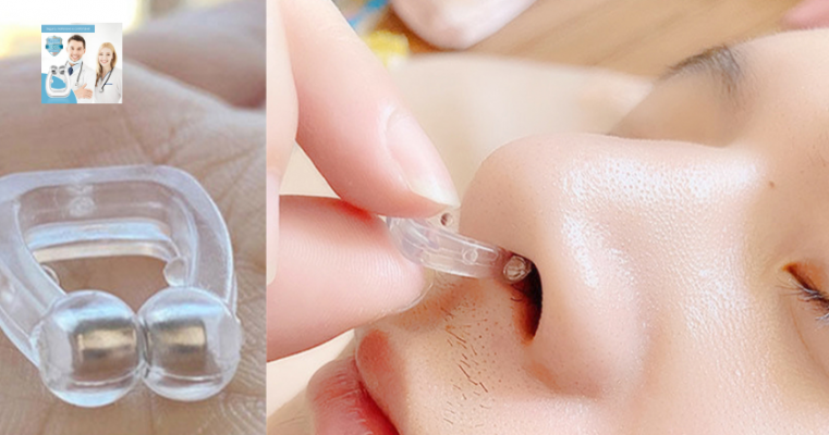 Durma Profundamente com o Clip Nasal Anti Ronco Magnético Original - 4 kits