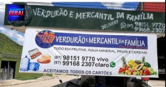 Verdurão e Mercantil da Familia em Salgueiro PE