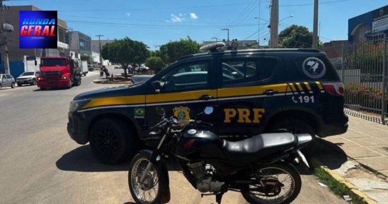 Homem com motocicleta furtada é detido pela PRF em Salgueiro