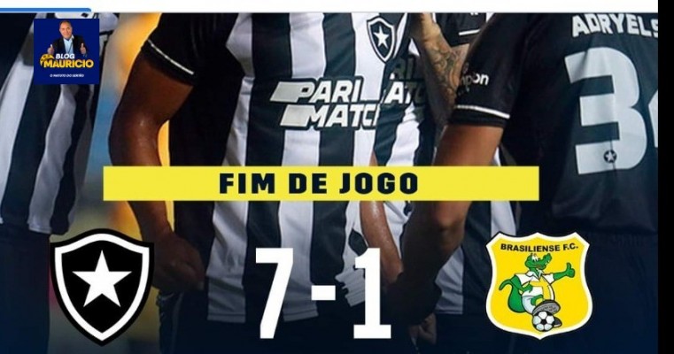  Não existe mais nenhum adversário à altura do Botafogo.