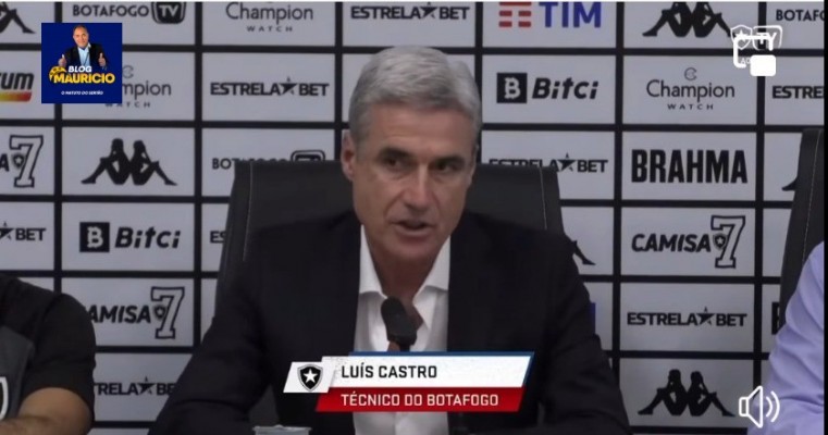 Luís Castro completa um ano no comando do Botafogo às vésperas da final da Taça Rio