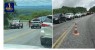 Remoção de caminhão baú que havia tombado deixa trânsito interditado