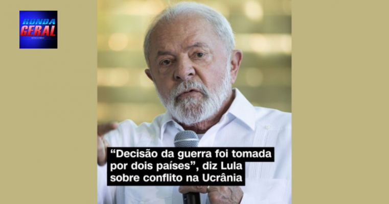O presidente Lula (PT) voltou a defender a negociação da paz entre Rússia e Ucrânia com a reunião de países neutros.