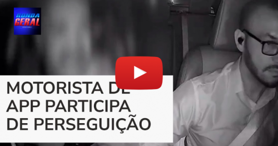 Motorista de app dá 'carona' a policial em perseguição, e vídeo viraliza na web