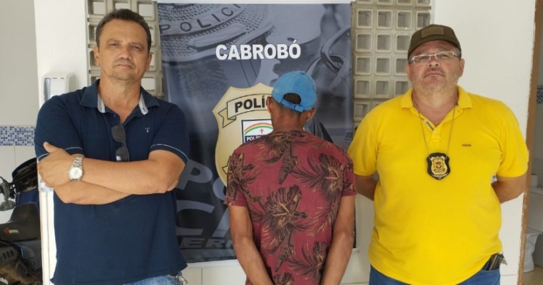 Malhas da Lei da 24ª DESEC prende indivíduo foragido da justiça de Moreilândia em Cabrobó no Sertão de PE