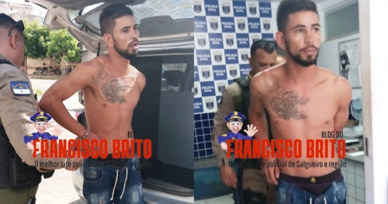 Ladrão "Biel" é preso em flagrante após roubar celulares e vários objetos de uma loja em Ouricuri no Sertão de PE