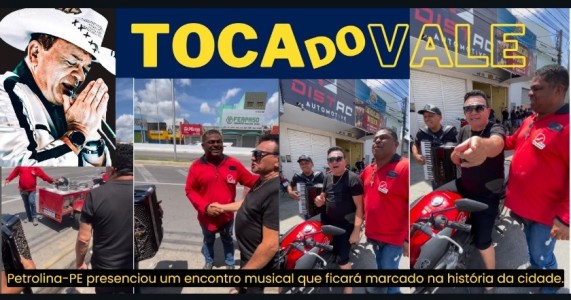 Encontro Épico de Talentos em Petrolina-PE: Banda Toca do Vale, e Jairoca de Tróia Roubam a Cena e Quebram a Internet