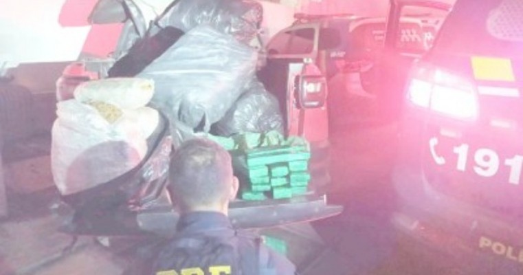 PRF prende "Mulas do Tráfico" com 179 Kg de maconha em Arcoverde no Sertão de PE