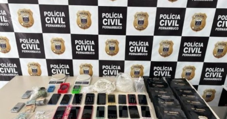 Operação policial desarticula organização criminosa envolvida com tráfico de drogas e homicídios