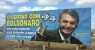 Salgueirenses fazem homengem de apoio a Bolsonaro.