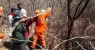 Bombeiros têm dificuldade para apagar incêndio em Pilão Arcado; área atingida é de mais de 100 km