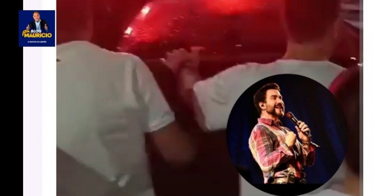 Vídeo: Grande tumulto faz Padre Fábio de Melo ser escoltado ao final do show em Serra Talhada