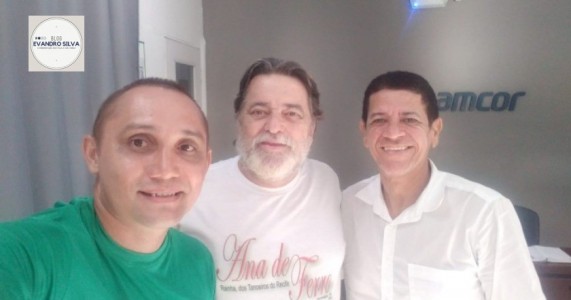 BLOGUEIRO EVANDRO SILVA E OS ATORES PERNAMBUCANOS  PEDRO DIAS E CHICO DOMINGOS 