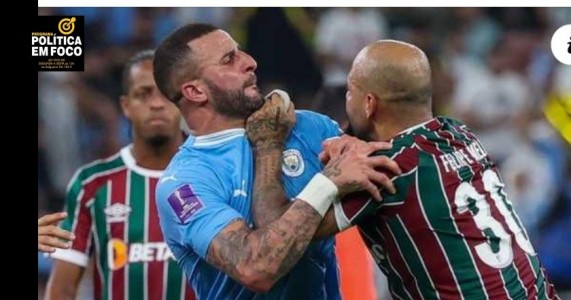 Fluminense x City termina com confusão entre Felipe Melo