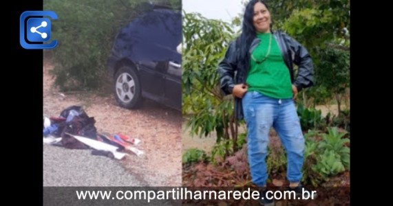 Colisão entre veículos no Sertão do Pajeú mata mulher de 55 anos