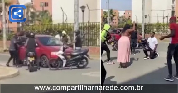 VÍDEO: Homem simula assalto para pedir a mão da namorada em casamento