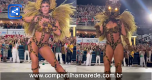 Paolla Oliveira encarna enredo e “vira onça” em desfile da Grande Rio; Assista