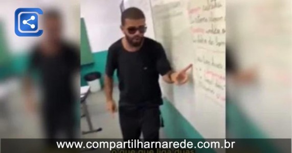 Professor MC viraliza na redes sociais ao usar funk para ensinar regras de português em escola