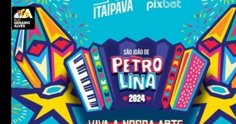 São João de Petrolina reúne 50 atrações musicais em 10 dias de festa; veja programação  Petrolina 20/03/2024_