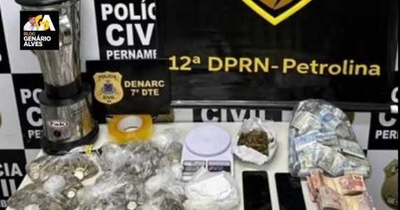 Suspeito de gerenciar tráfico de drogas em Petrolina, natural de Salvador, é preso pela Polícia Civil