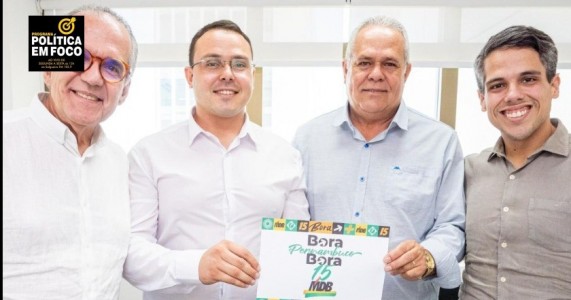 MDB filia prefeito e pré-candidato em Paranatama