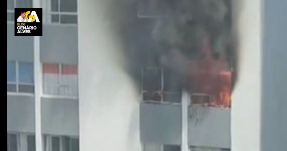 Incêndio é registrado em apartamento no Centro do Recife