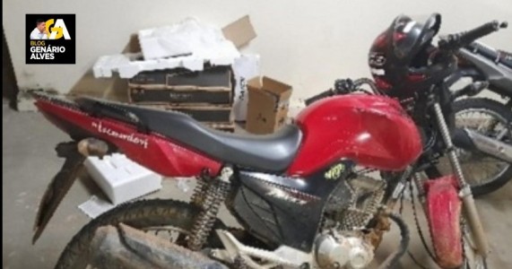 Cedro-PE: Polícia Militar recupera moto que tinha sido furtada 