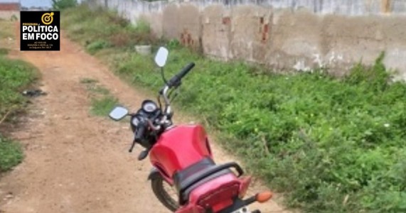 Polícia Militar recupera moto que tinha sido furtada em Salgueiro