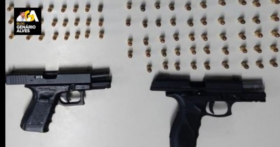 Ouricuri: Policia Militar cumpre mandado de prisão e apreende duas pistolas com carregadores