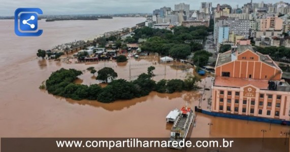 Nível do Guaíba volta a ficar acima da marca de cinco metros e pode bater novo recorde; Saiba mais