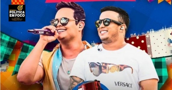 Itapetim terá show da dupla Matheus & Kauan na festa de São Pedro 2024