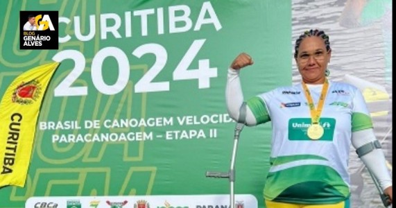 Paratleta de Petrolina ganha medalha de ouro na II Etapa da Copa Brasil de Paracanoagem