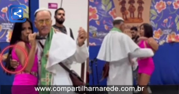 PE: "Padre" dança forró com cantora e viraliza nas redes sociais; Assista