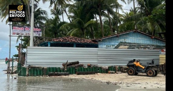 Moradores de Morro de São Paulo, na Bahia, denunciam uma a construção de um restaurante de alto padrã