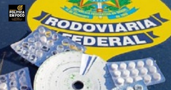 PRF apreende mais de 70 comprimidos de “rebites” no Sertão de Pernambuco