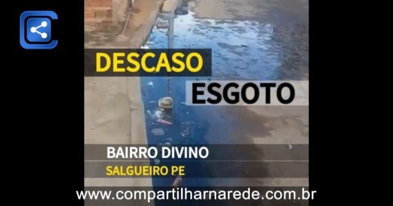 Ex-vereador Vadinho é Chamado para Resolver Crise de Esgoto no Bairro Divino Espírito Santo em Salgueiro, PE