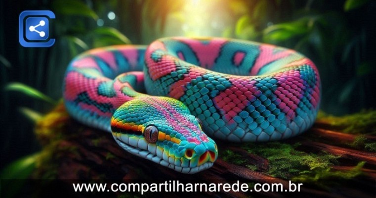 Sonhar com Cobra Colorida: Emoções e Significados Diversos