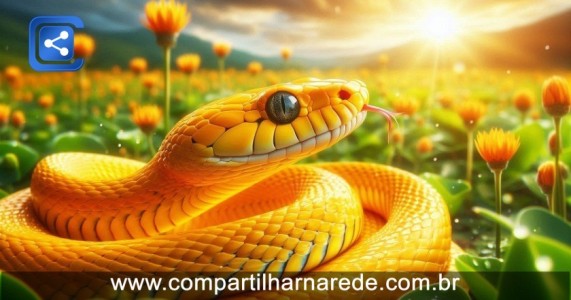 Sonhar com Cobra Amarela: Energia e Atenção