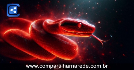 Sonhar com Cobra Vermelha: Paixão e Perigo